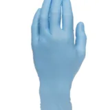 NITRILE GLOVES (5.5 MIL) – POWDERED, LIGHT BLUE